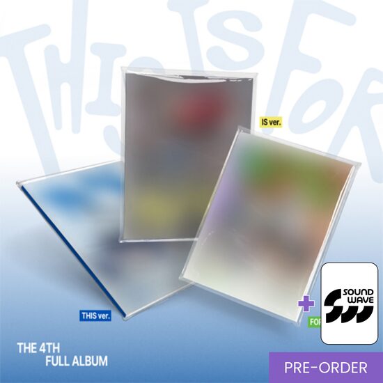 {PRE-ORDER} TWICE - The 4th Full Album [THIS IS FOR] (Photobook Ver.) + SoundWave Photocard